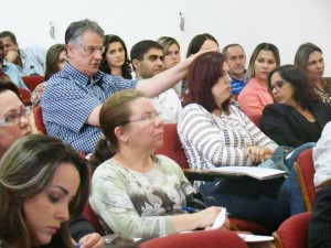 Participantes interagem com o tema e tiram dúvidas. Foto: Luiz Otavio Petri