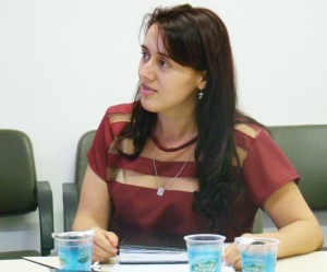 Ivonici Abadia Leandro - Assistente Social de Iraí de Minas. Foto: Luiz Otavio Petri