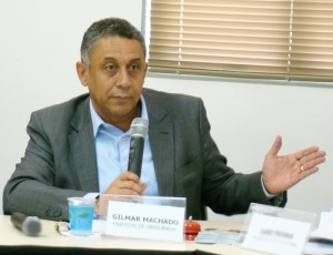 Presidente da Amvap e prefeito de Uberlândia - Gilmar Machado. Foto: Luiz Otavio Petri.